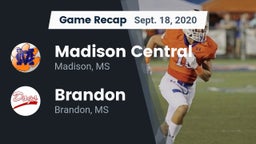 Recap: Madison Central  vs. Brandon  2020