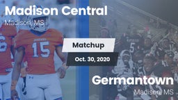 Matchup: Madison Central vs. Germantown  2020