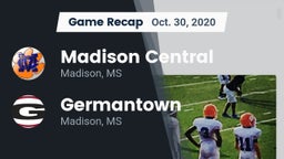 Recap: Madison Central  vs. Germantown  2020