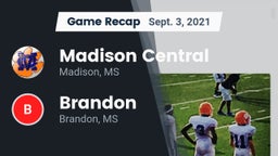 Recap: Madison Central  vs. Brandon  2021