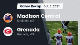 Recap: Madison Central  vs. Grenada  2021