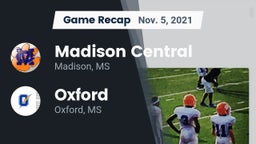 Recap: Madison Central  vs. Oxford  2021