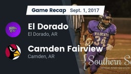 Recap: El Dorado  vs. Camden Fairview  2017