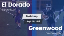 Matchup: El Dorado vs. Greenwood  2018