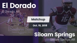 Matchup: El Dorado vs. Siloam Springs  2018