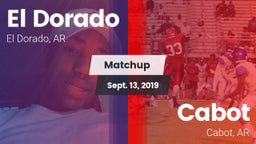 Matchup: El Dorado vs. Cabot  2019