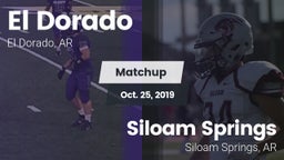 Matchup: El Dorado vs. Siloam Springs  2019