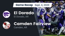 Recap: El Dorado  vs. Camden Fairview  2020