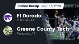 Recap: El Dorado  vs. Greene County Tech  2023