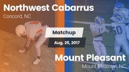 Matchup: Northwest Cabarrus vs. Mount Pleasant  2017