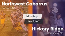 Matchup: Northwest Cabarrus vs. Hickory Ridge  2017