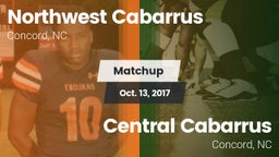Matchup: Northwest Cabarrus vs. Central Cabarrus  2017