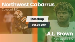 Matchup: Northwest Cabarrus vs. A.L. Brown  2017
