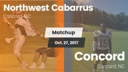 Matchup: Northwest Cabarrus vs. Concord  2017