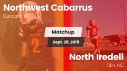 Matchup: Northwest Cabarrus vs. North Iredell  2018