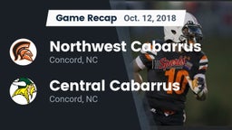 Recap: Northwest Cabarrus  vs. Central Cabarrus  2018
