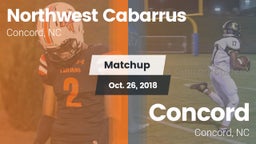 Matchup: Northwest Cabarrus vs. Concord  2018