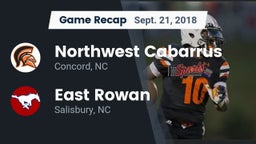 Recap: Northwest Cabarrus  vs. East Rowan  2018