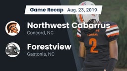 Recap: Northwest Cabarrus  vs. Forestview  2019
