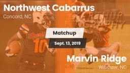 Matchup: Northwest Cabarrus vs. Marvin Ridge  2019