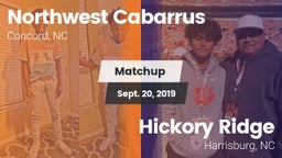 Matchup: Northwest Cabarrus vs. Hickory Ridge  2019