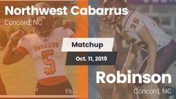 Matchup: Northwest Cabarrus vs. Robinson  2019