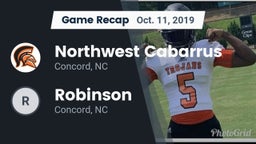 Recap: Northwest Cabarrus  vs. Robinson  2019