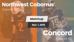Matchup: Northwest Cabarrus vs. Concord  2019