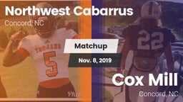 Matchup: Northwest Cabarrus vs. Cox Mill  2019