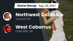 Recap: Northwest Cabarrus  vs. West Cabarrus  2021