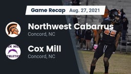 Recap: Northwest Cabarrus  vs. Cox Mill  2021