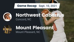 Recap: Northwest Cabarrus  vs. Mount Pleasant  2021