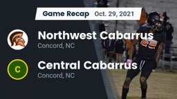 Recap: Northwest Cabarrus  vs. Central Cabarrus  2021