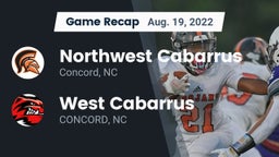 Recap: Northwest Cabarrus  vs. West Cabarrus  2022