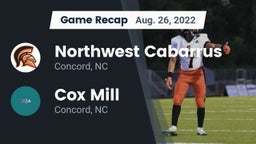 Recap: Northwest Cabarrus  vs. Cox Mill  2022