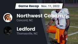 Recap: Northwest Cabarrus  vs. Ledford  2022