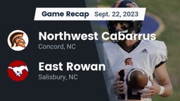 Recap: Northwest Cabarrus  vs. East Rowan  2023