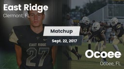 Matchup: East Ridge vs. Ocoee  2017