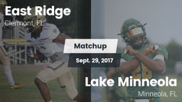 Matchup: East Ridge vs. Lake Minneola  2017
