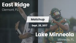 Matchup: East Ridge vs. Lake Minneola  2017