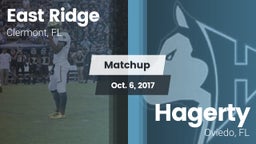 Matchup: East Ridge vs. Hagerty  2017
