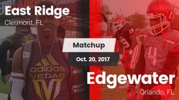 Matchup: East Ridge vs. Edgewater  2017
