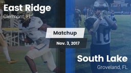 Matchup: East Ridge vs. South Lake  2017