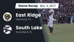 Recap: East Ridge  vs. South Lake  2017