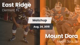 Matchup: East Ridge vs. Mount Dora  2018