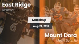 Matchup: East Ridge vs. Mount Dora  2018