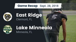 Recap: East Ridge  vs. Lake Minneola  2018