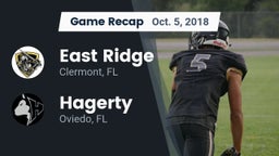 Recap: East Ridge  vs. Hagerty  2018