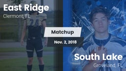 Matchup: East Ridge vs. South Lake  2018