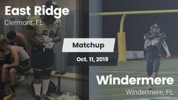 Matchup: East Ridge vs. Windermere  2019